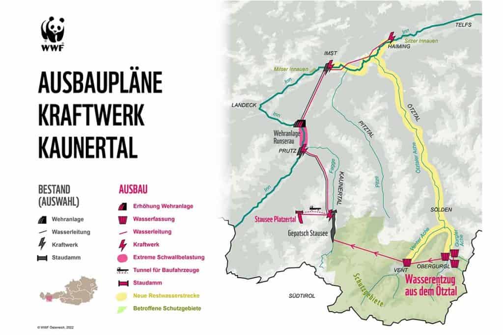 Ausbau Kraftwerk Kaunertal (c) WWF
