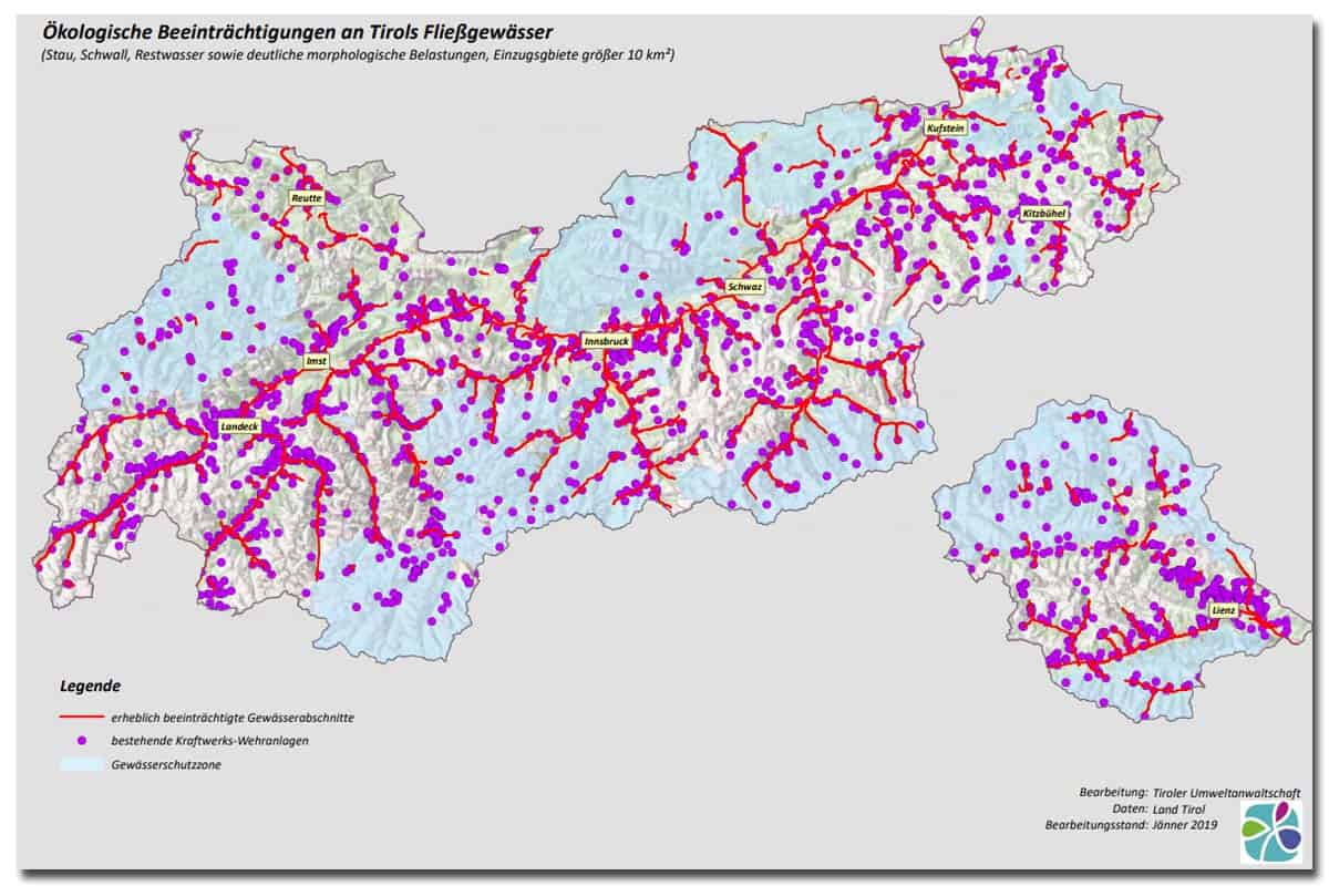 Beeinträchtigungen Fließgewässer