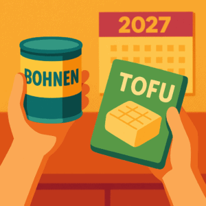 pflanzliche Lebensmittel wie Bohnen oder Tofu halten länger