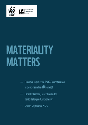 Cover WWF Studie Materiality Matters ESRS_Analyse 2025
