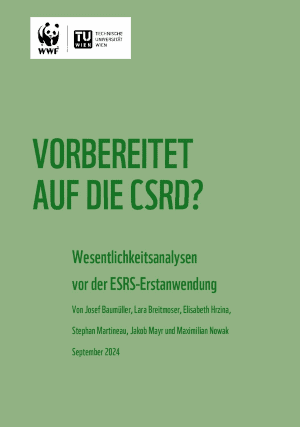 Cover: WWF und TU Wien Studie: Vorbereitet auf die CSRD?
