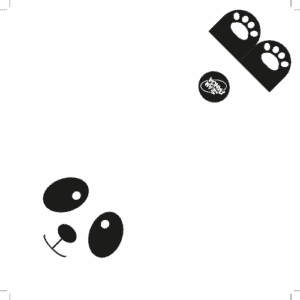 Panda-Origami-Button