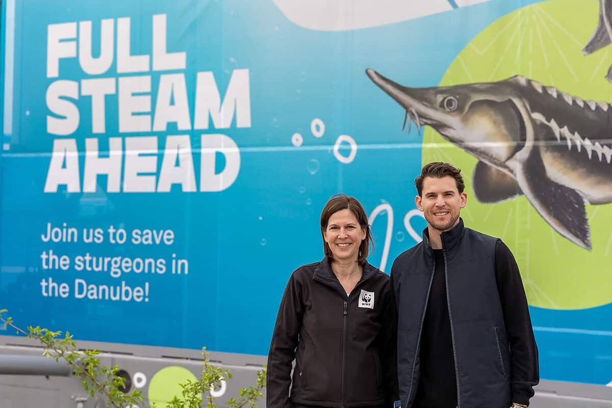 Dominic Thiem und Andrea Johanides