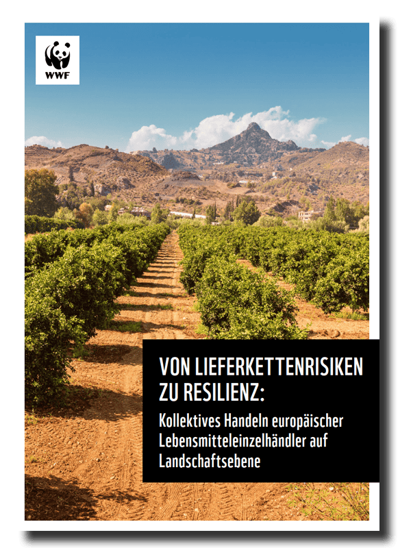 Cover zur WWF Studie Von Lieferkettenrisiken zu Resilienz