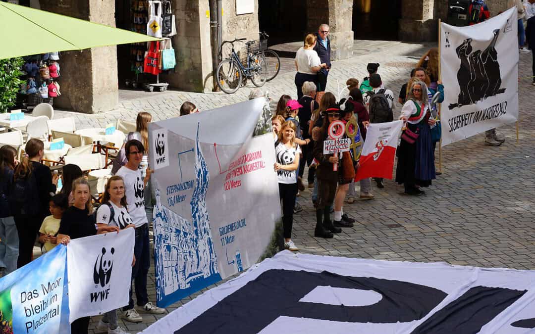 WWF: Hunderte Menschen setzen Zeichen für den Schutz des Platzertals
